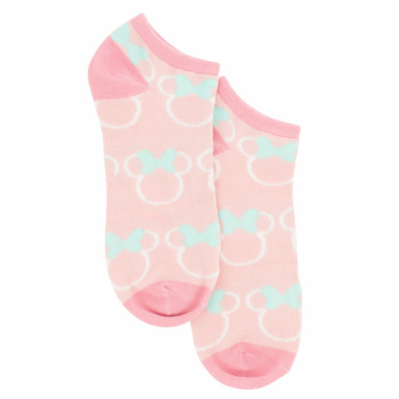 Minnie Mouse Pastel Icons Women's Ankle Socks 6-Pair Pack